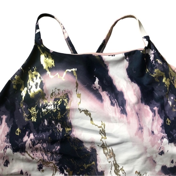 Old Navy Active Powersoft Sports Bra Sz. 3X Light Support Built In Bra Purple - Picture 2 of 5